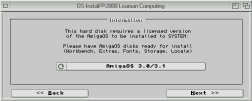 Amiga OS Install program