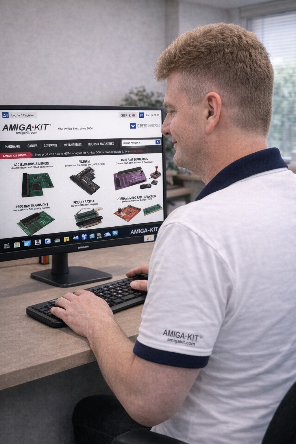 Order received and entered into the AmigaKit system